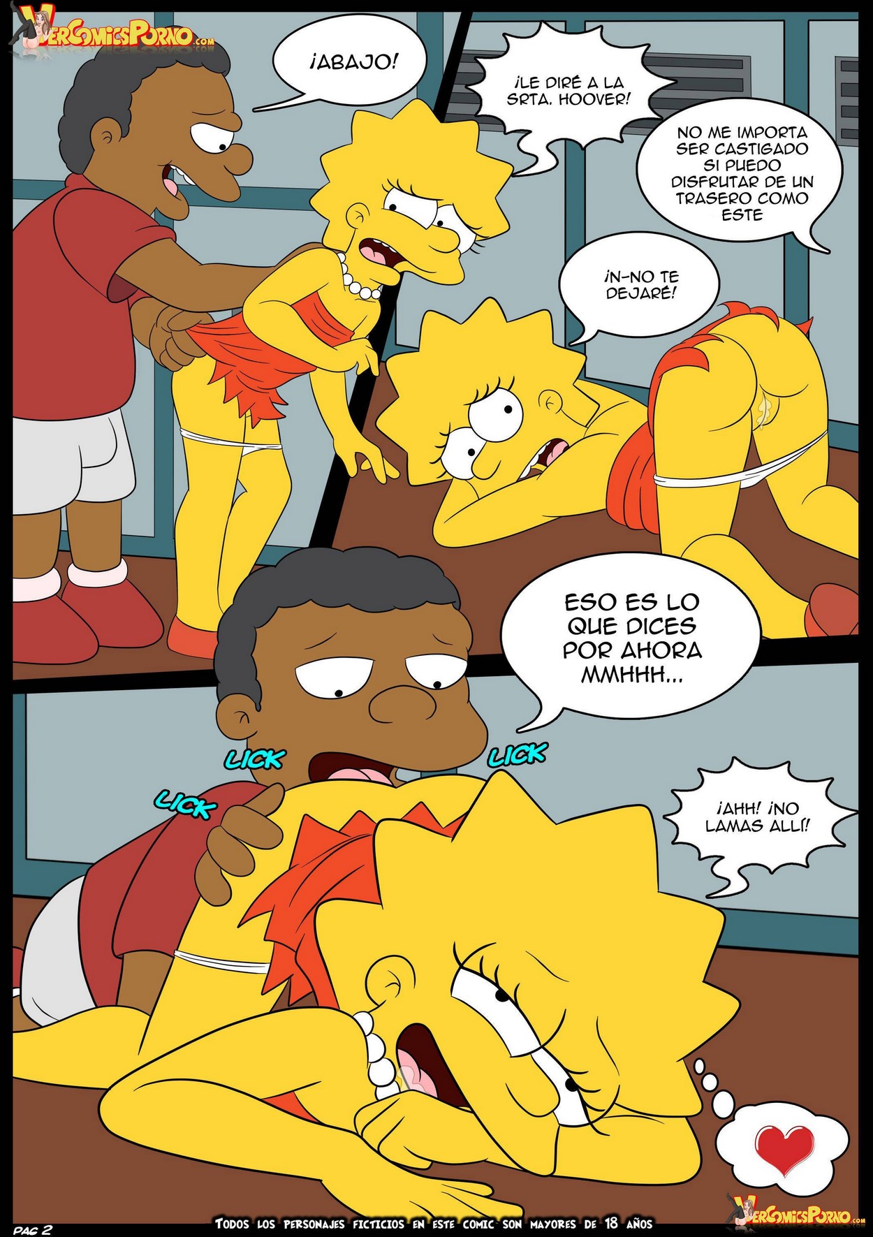 Cartoons Lisa Simpson - Marge Follando Los Simpsons Comic Porno