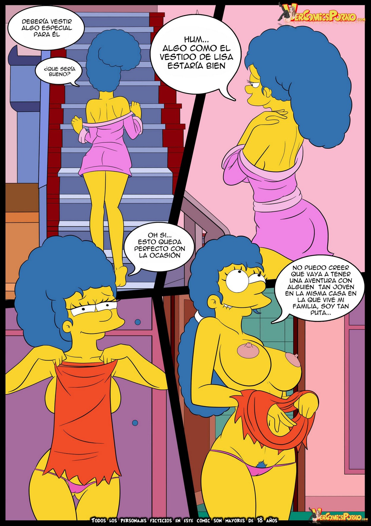 Simpsons Cartoon Comic porno lesbienne upskirt sexe