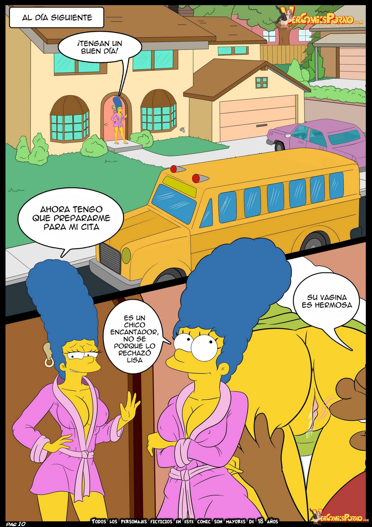 Marge Follando Los Simpsons Comic Porno