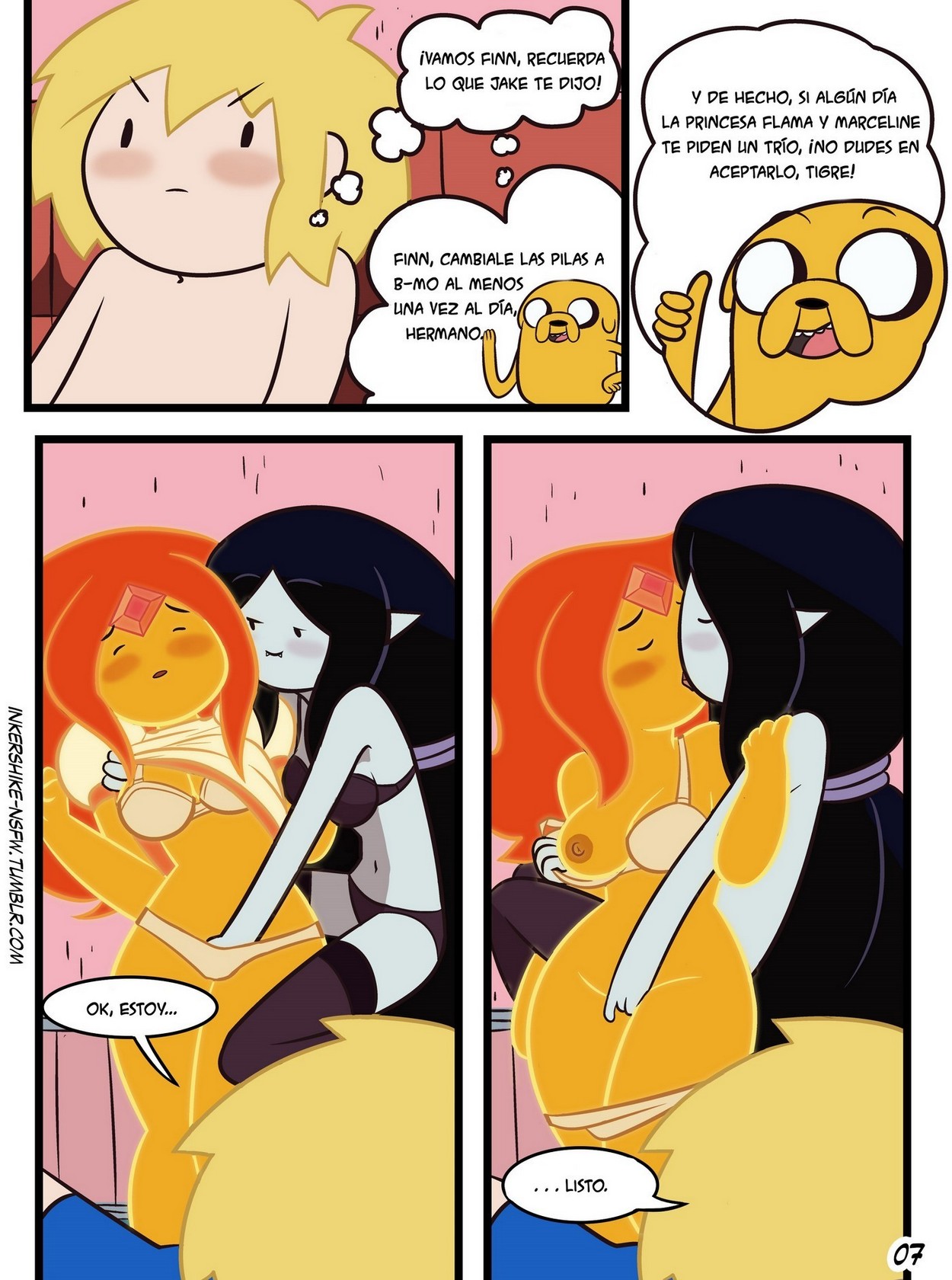 Finn And Marceline Porn Comics - Hora de Aventura hentai Follando con la princesa