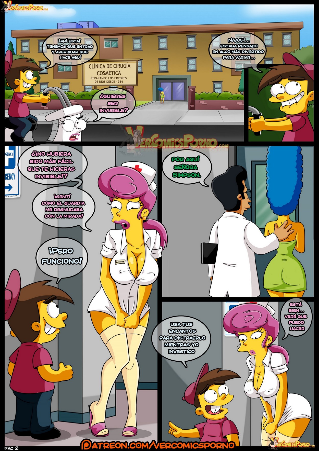 Simpsons Futurama Multiverse Comic Porn - xxx Los Simpsons Milfs Catcher's 2 Incesto Madre e Hijo
