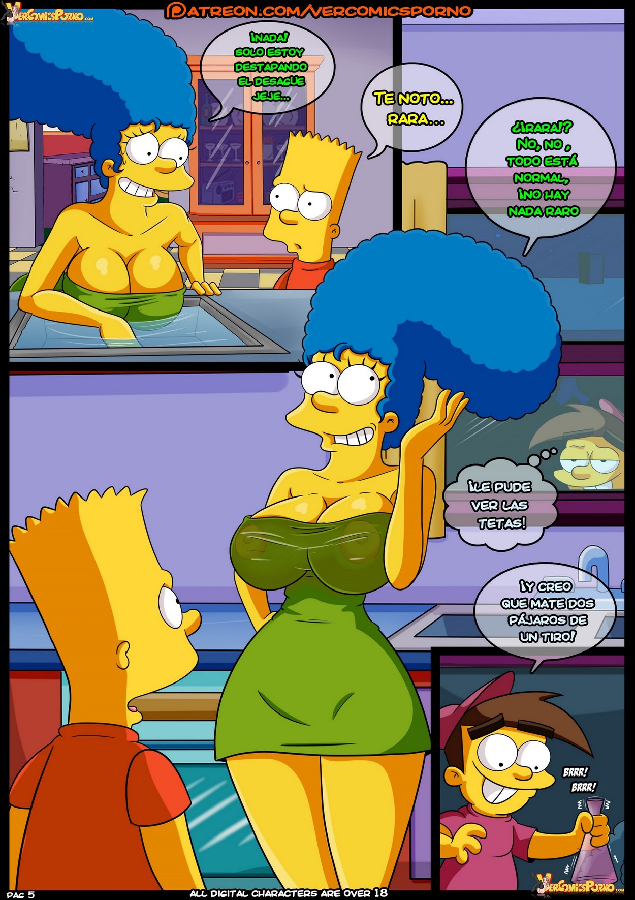 Fairly Oddparents Santa Porn Comics - xxx Los Simpsons Milfs Catcher's 2 Incesto Madre e Hijo