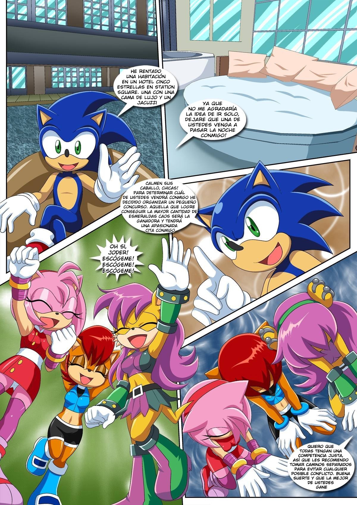 Sonic xxx comic porno orgias y muchas corridas