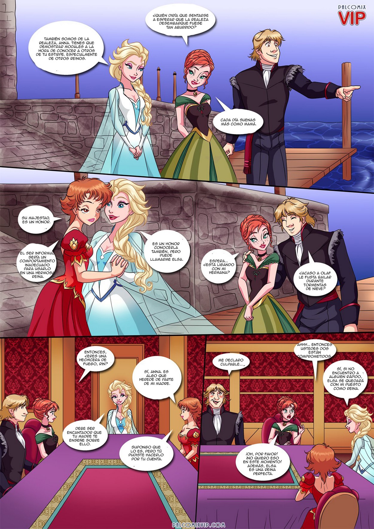 Frozen Disney Porn - Frozen xxx comic Porno princesas â€“ Palcomix Elsa Follando