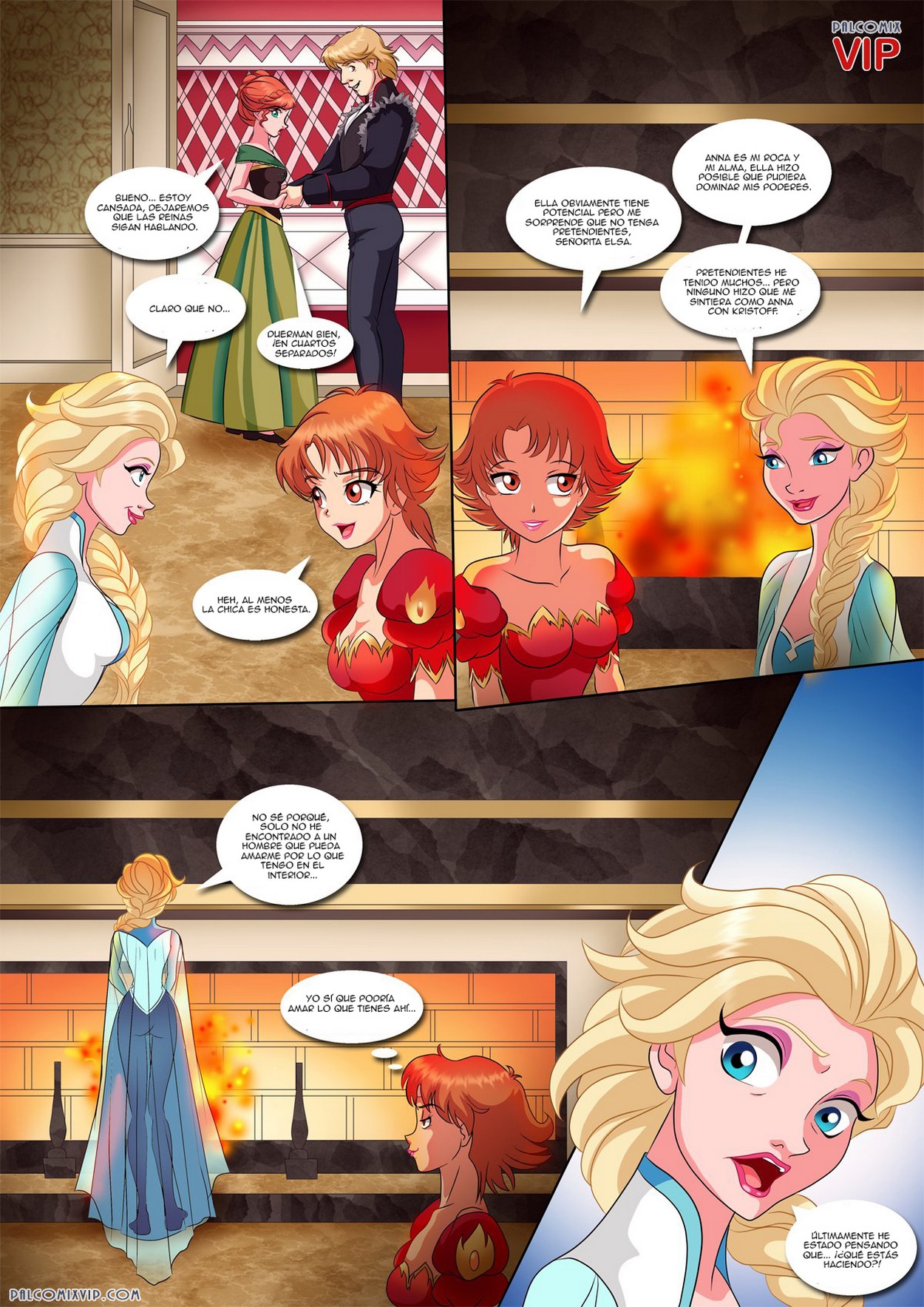 Frozen xxx comic Porno princesas â€“ Palcomix Elsa Follando