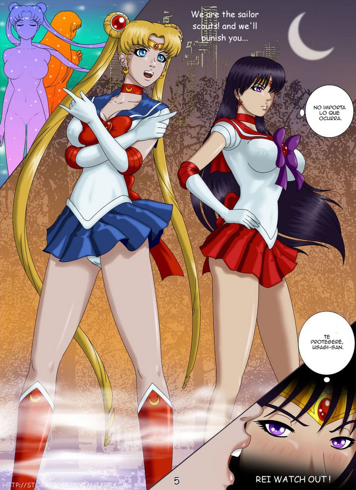 sailor moon xxx Serena y Rei siendo violadas