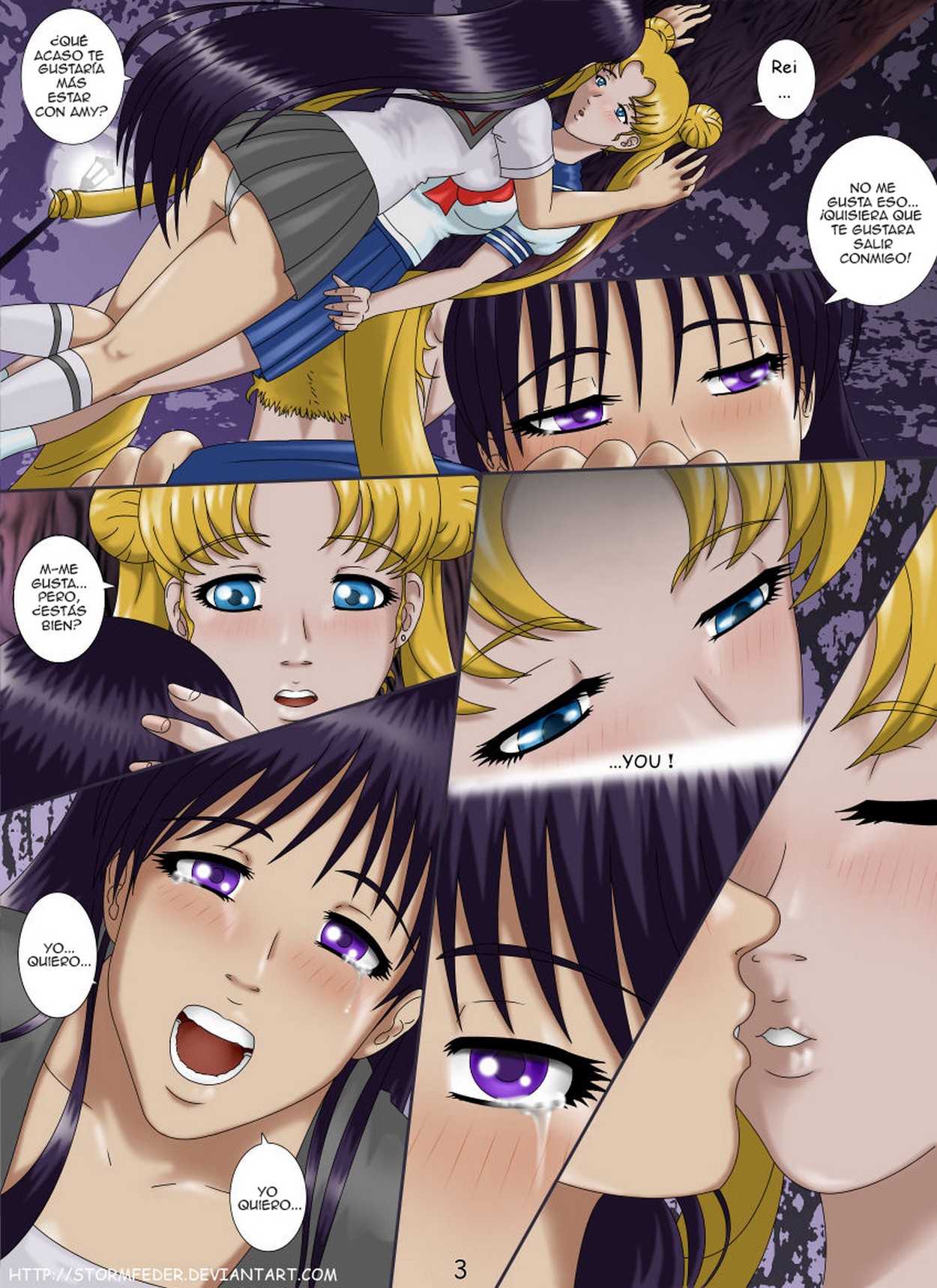  sailor moon xxx Serena y Rei siendo violadas