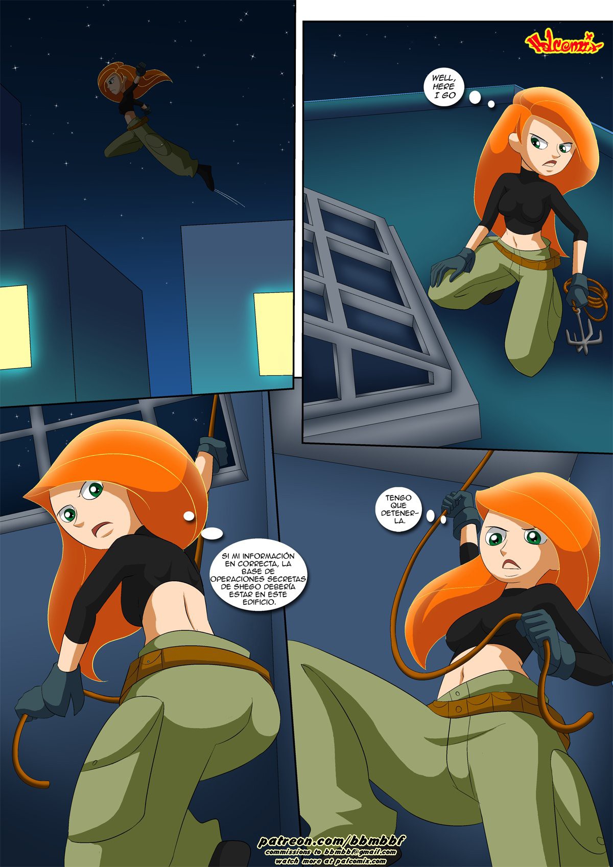 Kim possible xxx comic porno Palcomix en español