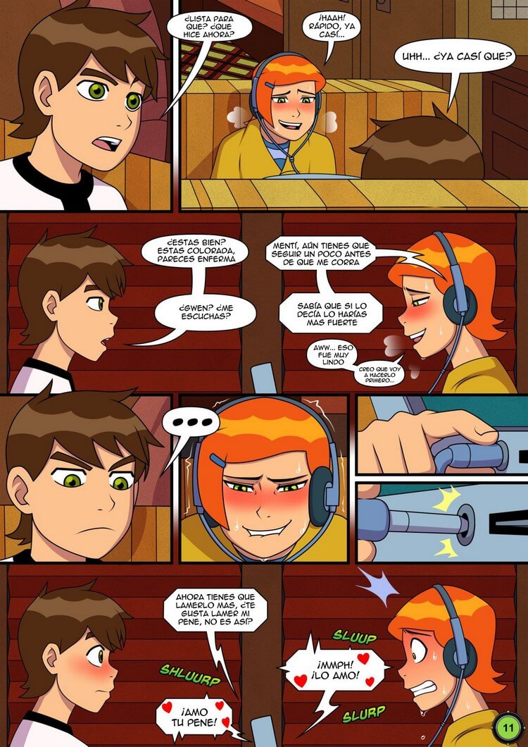 Ben 10 Hentai Comic Porno incesto ben 10 y Gwen follando