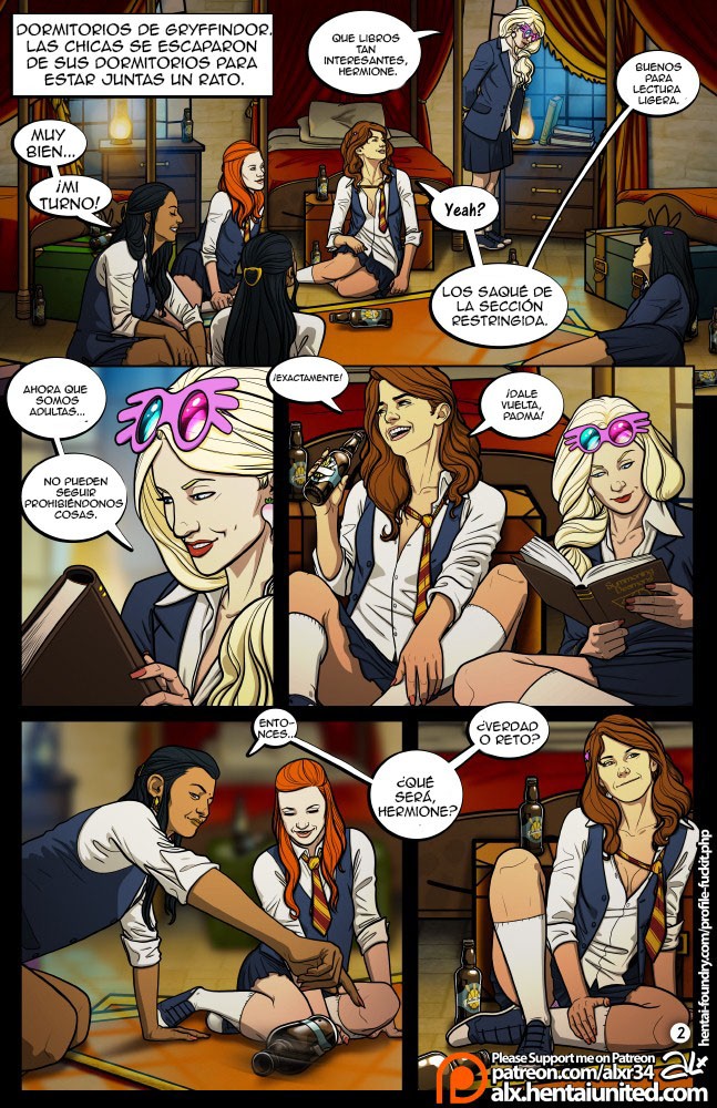 Harry Potter xxx Hermione follando con Harry Comic sexual