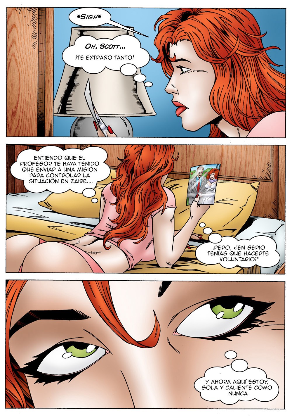 1000px x 1430px - X men porno Logan y Jean Grey follando Comics Porno