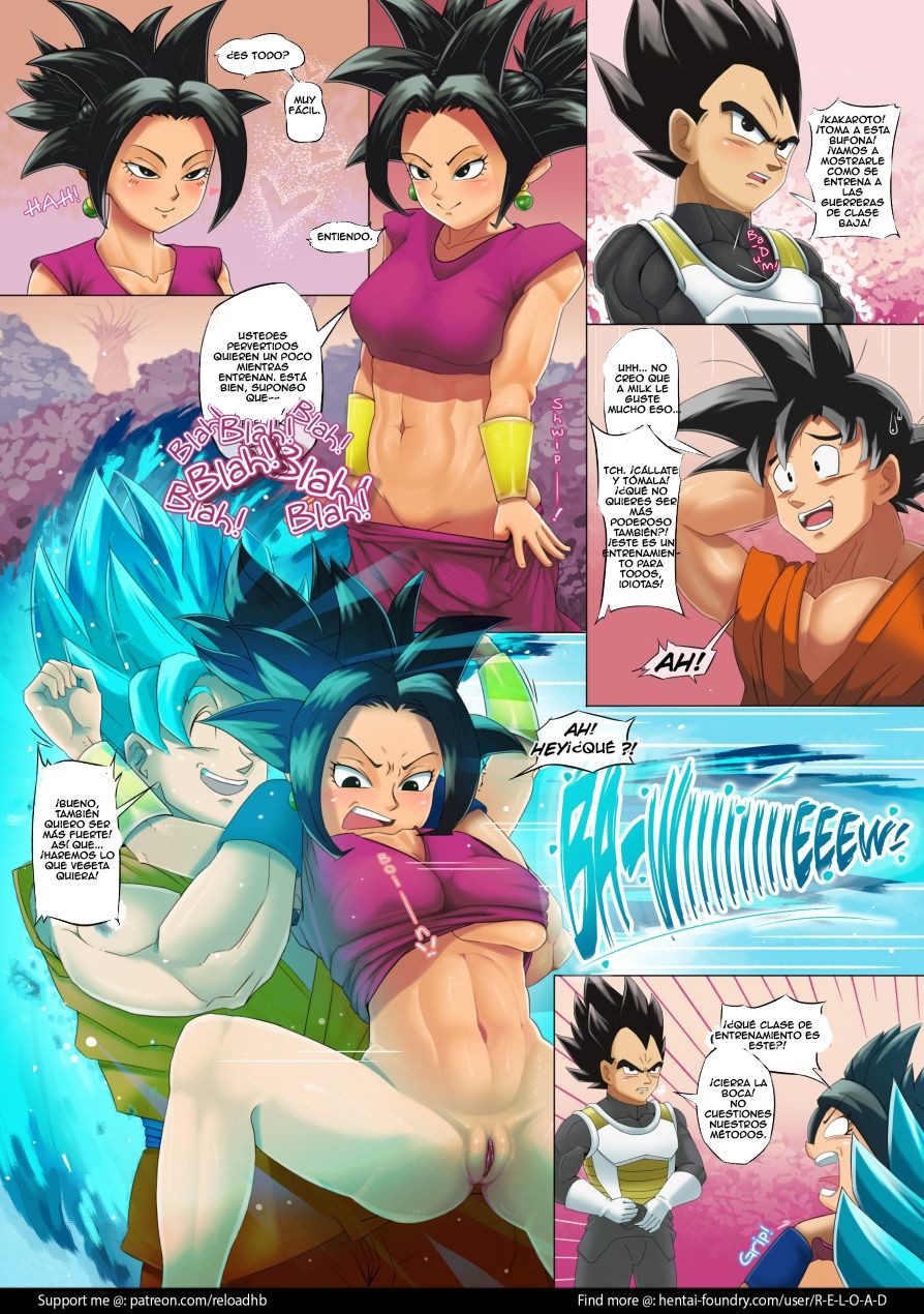 Kale y Kefla follando con Goku y Vegeta en el Torneo - Comics Porno Gratis  en Español - Hentai 