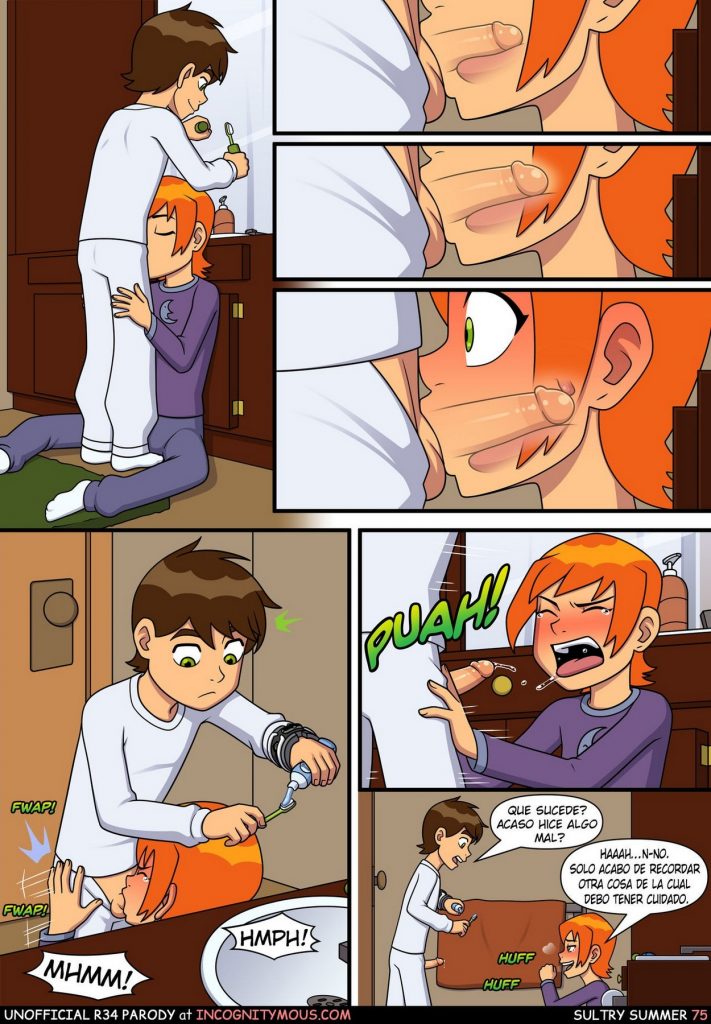 Ben 10 Yaoi Sex Comics - Ben 10 Hentai Comic Porno incesto ben 10 y Gwen follando