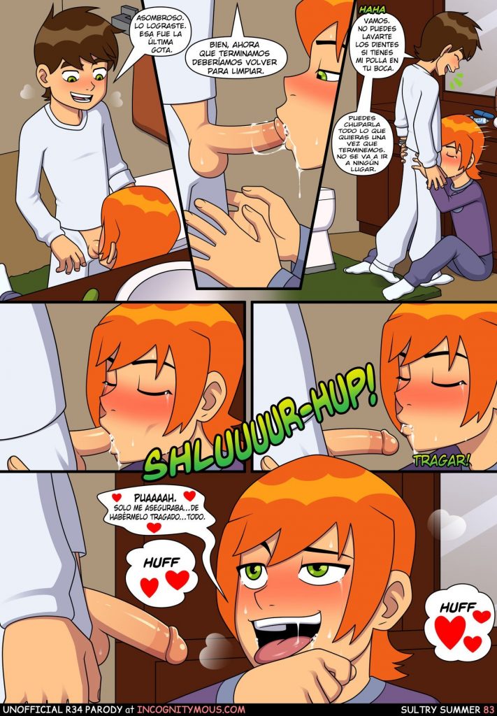 Ben 10 Hentai Comic Porno incesto ben 10 y Gwen follando