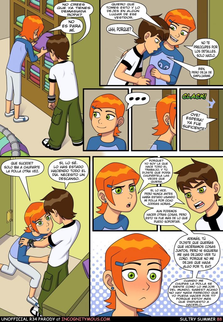 Ben 10 Hentai Comic Porno incesto ben 10 y Gwen follando