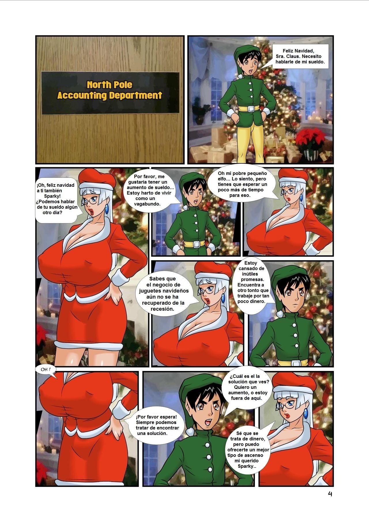 Comic Book Xxx - Sra Calus follando con el elfo navidad xxx - Comics Porno ...