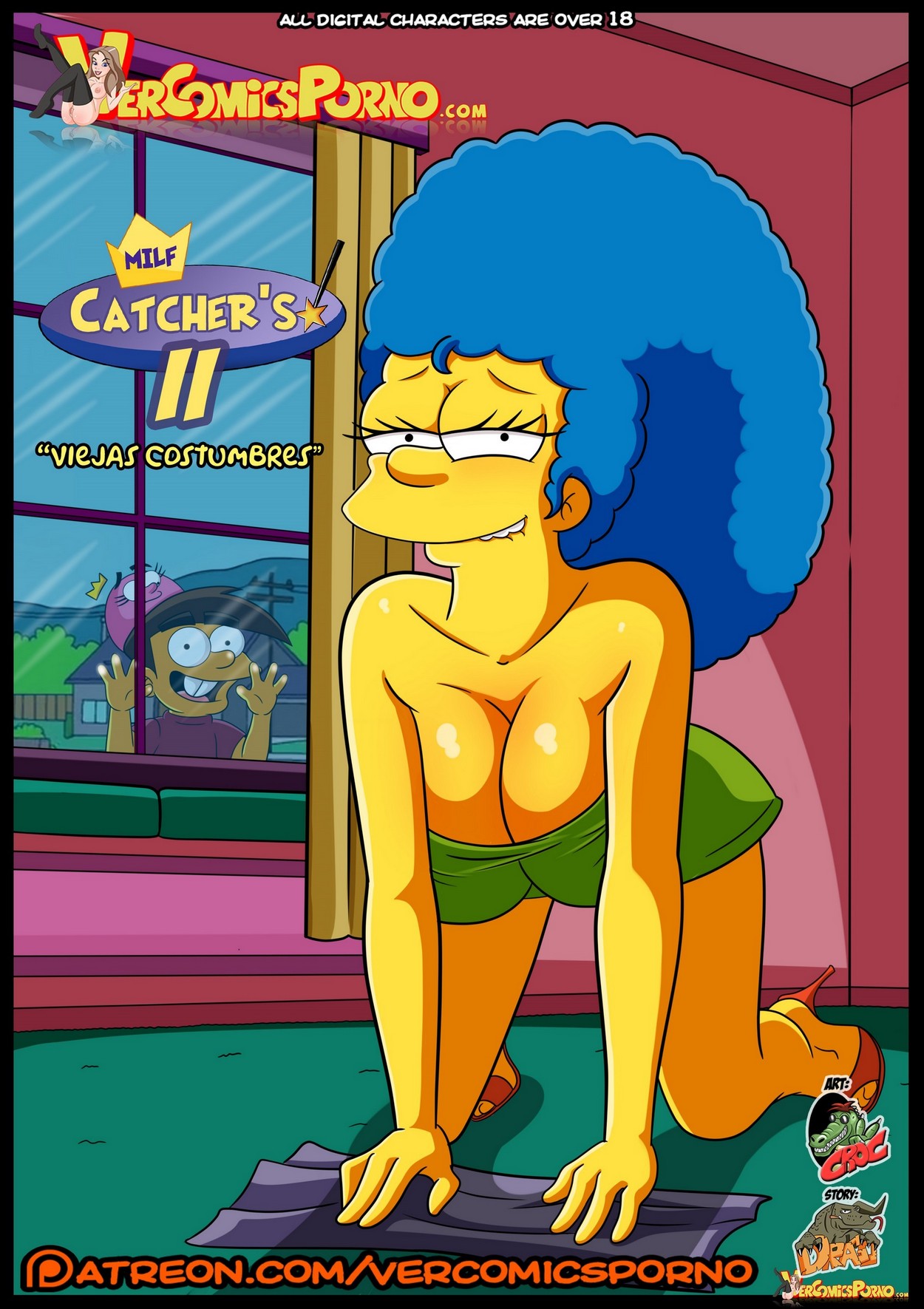 Marge Simpson - xxx Los Simpsons Milfs Catcher's 2 Incesto Madre e Hijo