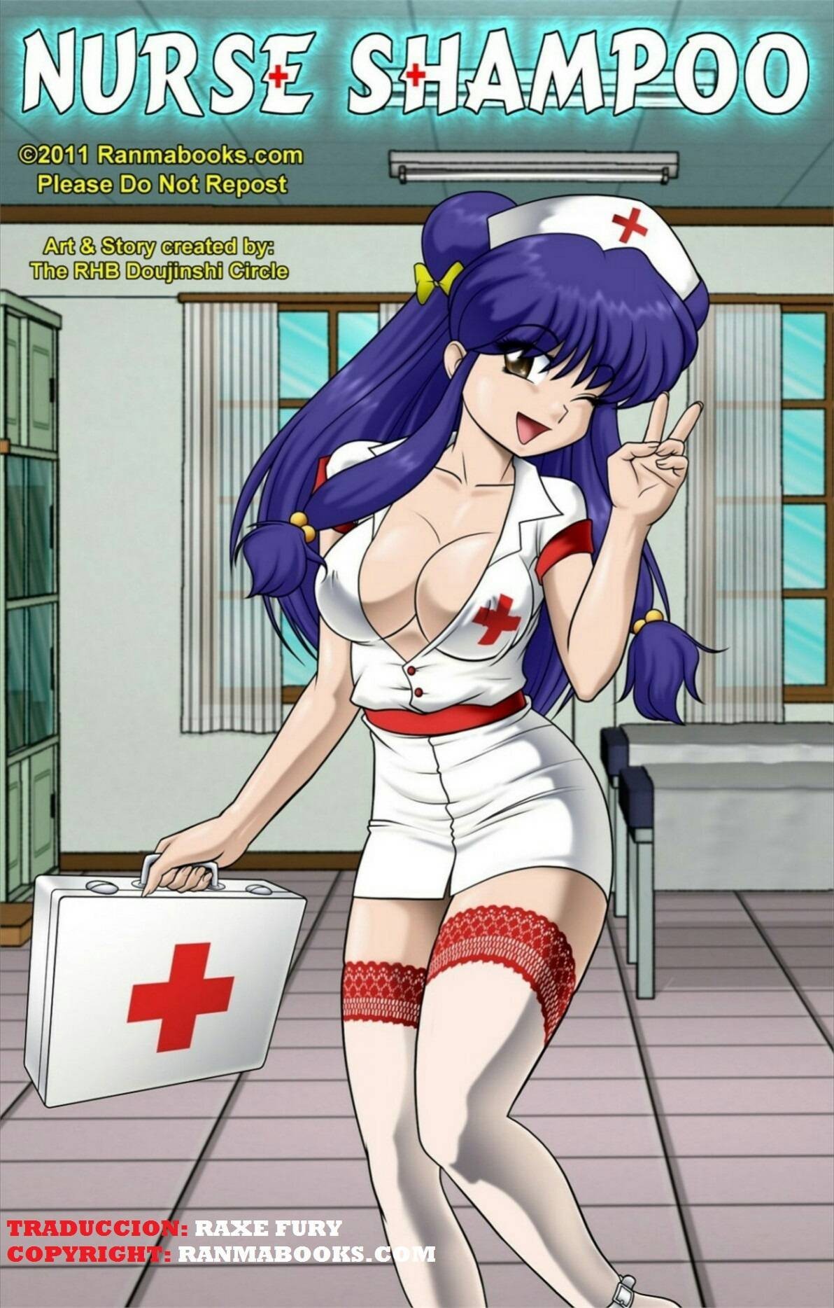 Gay Nurse Porn Comic - Ranma Hentai follando a la Enfermera Comics Porno en EspaÃ±ol