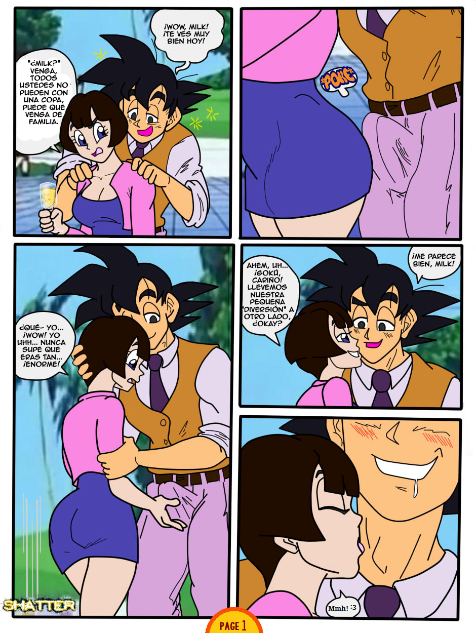 Goku y Videl follando de borrachos DBZ - Comics Porno Gratis en Español -  Hentai 