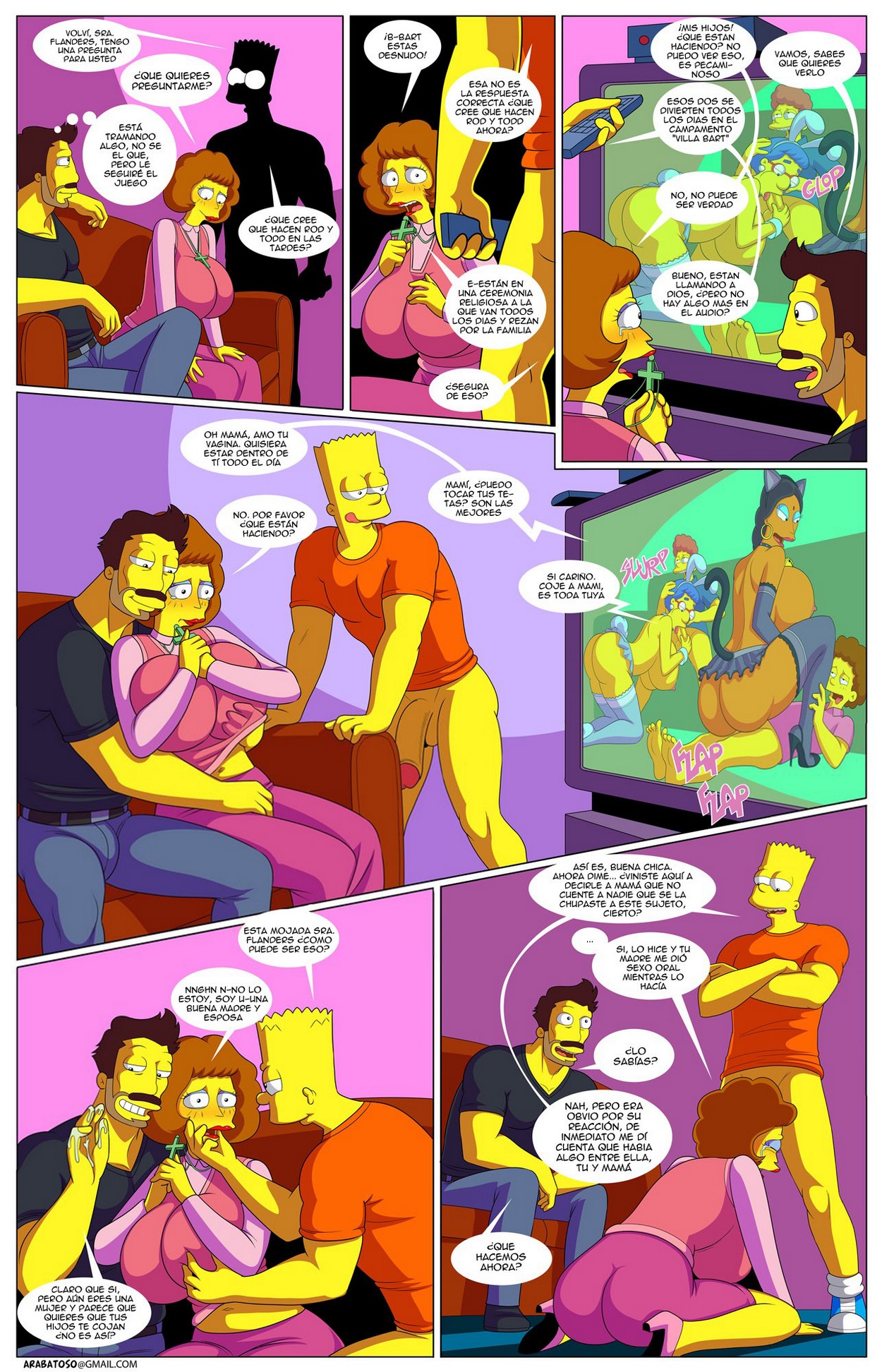 Bart Simpson Gay Porn porno de Shakira